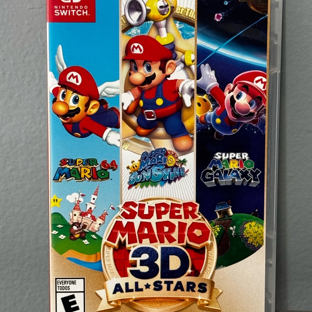 Nintendo Red and Blue Super Mario 3D All-Stars Video Game